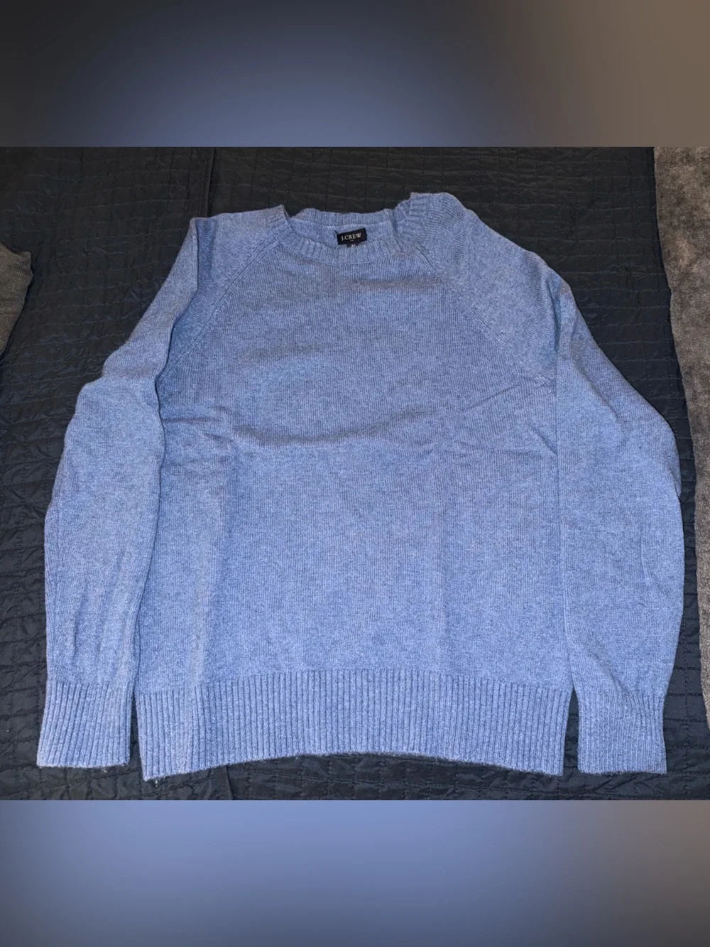 J. Crew Men's Light Blue Crewneck Sweater